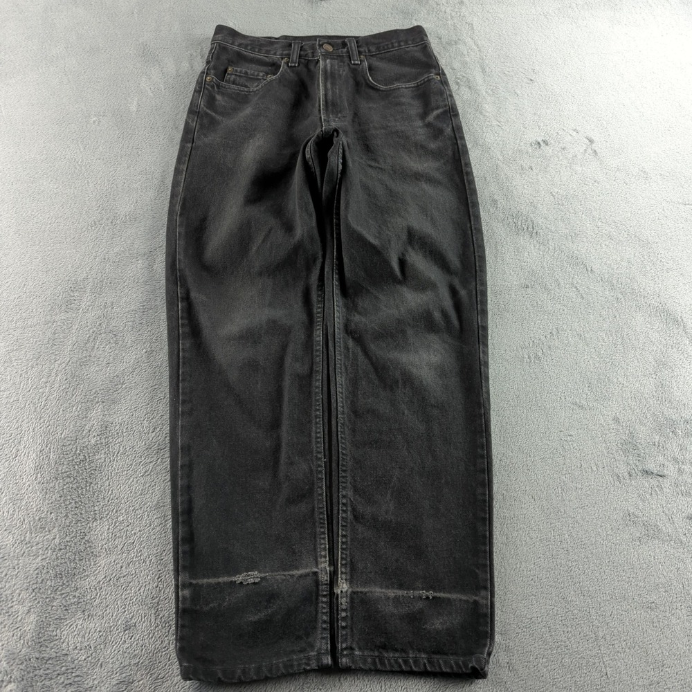 Gap Jeans 31x30 (Fits 28x30) Black Faded Relaxed Wide Grunge Punk Canada 90s Y2K